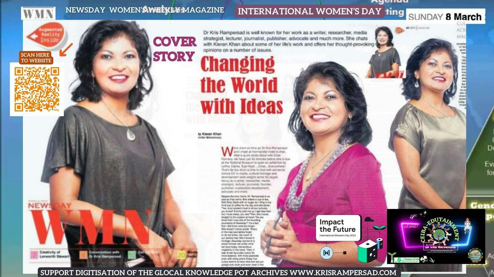 Newspaper Interview Dr Kris Rampersad Changing the World With Ideas 